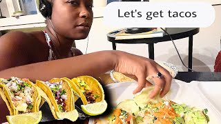 ASMR Eating Tacos with Whispers [upl. by Annawaj694]