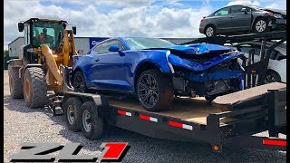 Rebuilding A Wrecked 2018 Camaro ZL1 [upl. by Sussi]