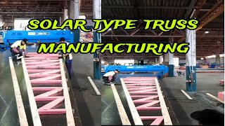 Assembling solar type trussFrame amp Truss Factory NZ CARPENTERS live carpenter [upl. by Balfore99]