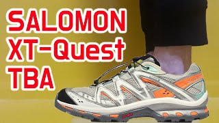 SALOMON XTQuest unboxingSALOMON THE BROKEN ARM on feet review [upl. by Ahtilat]