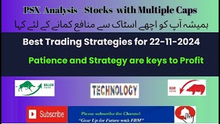 PSX analysis Stocks with big profit Investment Best trading strategies [upl. by Kimbra]