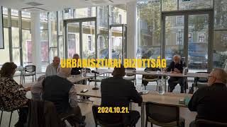 Urbanisztikai Bizottság  Eger 20241021 [upl. by Ise]