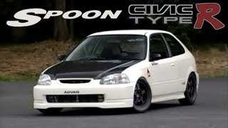 ENG CC Spoon Civic Type R EK9 260HP 900kg  full lap ONBOARD Tsukuba [upl. by Rebel876]