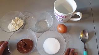 Recette Mug Cake avec ma fille [upl. by Ateiram]