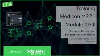 Training  M221  M183 Internal variable bits inside User Defined Functions Blocks [upl. by Eendys]