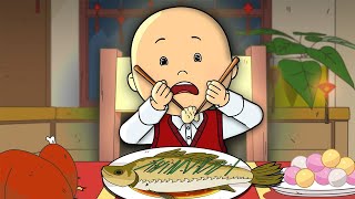 🐉 Caillou Learns about Lunar New Year 🧧  Caillous New Adventures [upl. by Wendel578]