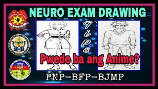 MALE amp FEMALE SAMPLE DRAWING amp TIPS FOR NEURO PSYCHIATRIC EXAM  HOW TO DRAW  PNP  BFP  BJMP [upl. by Kelwen]