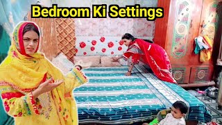 Bedroom ki settings And Safai  Village Life Vlogs  Village Girl vlogs [upl. by Oned]