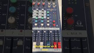 Studiomastar air 8 mixer Studiomastarmixerstudiomastarmixershortdjsetup [upl. by Amadus]