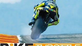 Greatest MotoGP Slides In History Valentino Rossi CRAZY Drifts DriveTribe [upl. by Berriman]