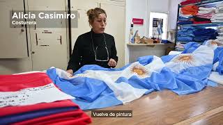 Cómo se confeccionan las banderas argentinas en el taller con mayor tradición del país [upl. by Reniti]