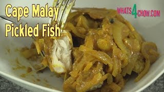 Cape Malay Pickled Fish  Traditional Cape Town Kerrie vis a Delicious Summer Meal [upl. by Dorn967]