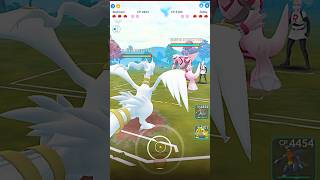 ✨️Reshiram VS✨️Palkia PVP Dragon Fight in pokemongo [upl. by Yung]