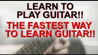 Learn To Play Guitar The Fastest Way  The Busker Technique 1 [upl. by Phoebe]