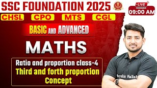 SSC MATHS CLASSES 2025  RATIO AND PROPORTION FOR SSC EXAMS  SSC CGL CHSL MTS CPO  RAVINDER SIR [upl. by Flagler]