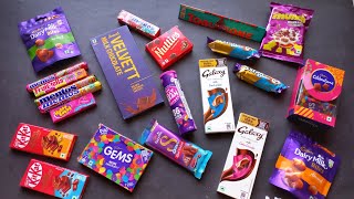 100 candies opening chocolate a video lots of chocolates Cadbury celebration surprise toys [upl. by Yim546]