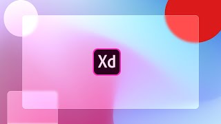 How To Make GlassMorphism New UI Design Trend 2021 In Adobe XD [upl. by Aleacem]