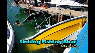 Boat Sinking  Fishing Boat Sinking Operation Rescue 2017 [upl. by Oria]