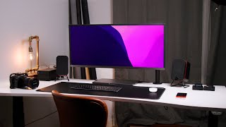 Ultrawide Monitor Desk Setup Tour [upl. by Sugirdor]