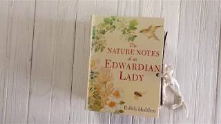 Nature Notes  Edith Holden Calendar Journal  SOLD [upl. by Oralia242]