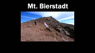 Mt Bierstadt a hike in July hikingroute mountains colorado [upl. by Shanley298]