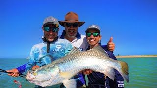 Big Barramundi Biting All Day  Remote Fishing Weipa [upl. by Elumas93]