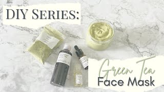 DIY Green Tea Face Mask  Natural Wonders [upl. by Naret391]