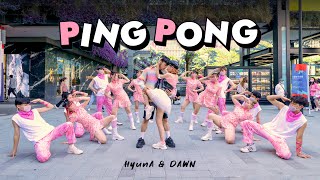 KPOP IN PUBLIC CHALLENGE HyunAampDAWN  PING PONG Dance Cover by DAZZLING from Taiwan [upl. by Adnic]