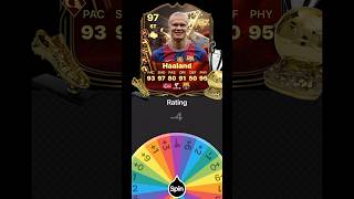 Haaland Card with Wheel haaland shorts trending fifa eafc25 barcelona bayerleverkusen [upl. by Euqinommod]