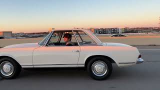 1965 230SL Pagoda Hardtop Cruising [upl. by Nylasej431]