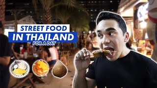 STREET FOOD IN THAILAND FOR A DAY  HASH ALAWI [upl. by Nevag]