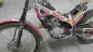 Montesa 4rt will it run trials bike starting nightmare honda montesa cota 4rt [upl. by Malinde514]