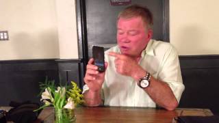 William Shatner releases Shatoetry iPhone app [upl. by Akerboom196]