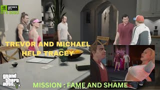 TREVOR Help Tracey from being FUN  GTA V  Mission  fame and shame [upl. by Alonzo]