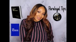 PARALEGAL  STUDENT TIPS amp ADVICE [upl. by Laeria692]