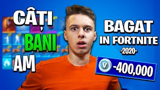 CATI BANI AM BAGAT IN FORTNITE   EDITIA 2020 [upl. by Revlys]