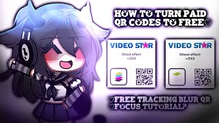 ꒰ ♡ ꒱ Video star How to turn paid QR code to free   Free tracking blur  Video star ꒰ ♡ ꒱ [upl. by Cupo]