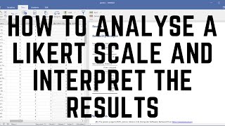 How to analyse Likert scale and interpret the results on Jamovi [upl. by Nets503]