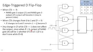 Logic Design Chapter 5 Lecture 2  D Flip Flop [upl. by Edelstein]