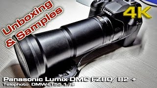 Panasonic Lumix DMC FZ8082  Telephoto DMWLT55 17x Unboxing amp Samples 4K [upl. by Ycniuq736]