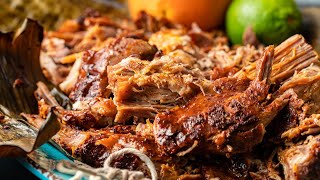 Yucatan Pork  Braised Pulled Pork Cochinita Pibil [upl. by Prader893]