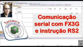 Comunicação serial com FX3 usando instrução RS2 [upl. by Bekha]