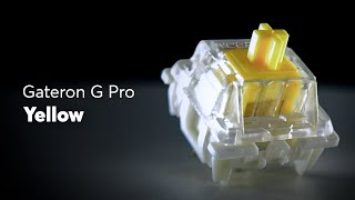 Ultimate Gateron G Pro Yellow Switch Sound Test and Review [upl. by Anilrahc]