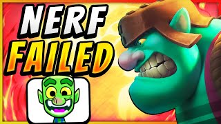 NERFED Goblin Giant became BETTER This shouldnt happen — Clash Royale [upl. by Saba]