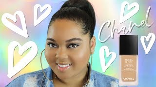 Chanel Ultra Le Teint Ultrawear All Day Comfort Flawless Finish Foundation Review  Wear Test [upl. by Jemima540]