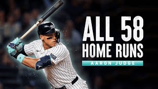 ALL 58 of Aaron Judges Home Runs from 2024  Silver Slugger Award Winner [upl. by Yelbmik]