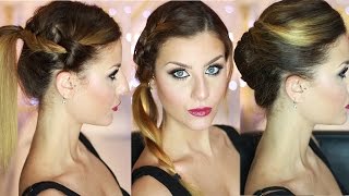 Acconciature capelli lunghimedi facili e veloci fai da te Quick and easy hairstyles [upl. by Ademordna]