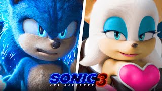 Sonic The Hedgehog Movie 3 Rouge vs Sonic [upl. by Oriel37]