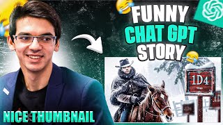 Anish Giri Funny Story Of ChatGpt amp Thumbnail 🤣 [upl. by Yrakaz]