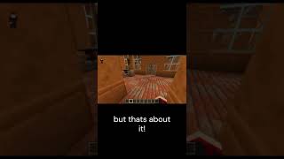 a bigger red sandstone house i made in minecraft gaming minecraft shorts [upl. by Enialem]